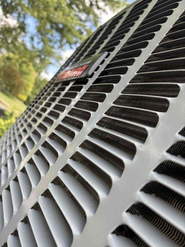 Responded to no cooling complaint on residential HVAC system. Upon arrival, performed diagnostic inspection of outdoor condensing unit and indoor air handler components. Inspected evaporator coil, refrigerant lines, electrical connections, and drain pan assembly. All major components including compressor, coil fins, and wiring harnesses appeared in normal operating condition with typical wear patterns. System evaluated and customer advised of findings.