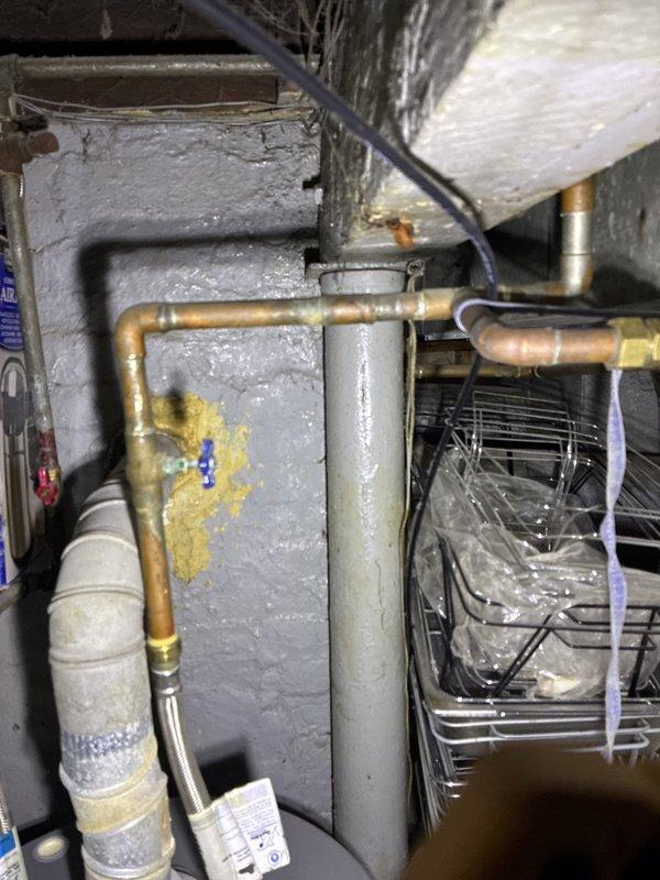 Completed HVAC estimate for forced air furnace replacement with add-on options. Inspection revealed aging furnace unit with significant dust accumulation, worn internal components, and extensive frost buildup on evaporator coil and refrigerant lines indicating potential refrigerant leak or airflow restriction. Documented existing system condition including deteriorated insulation, corroded heat exchanger, and moisture-related issues throughout mechanical compartment requiring full system replacement.