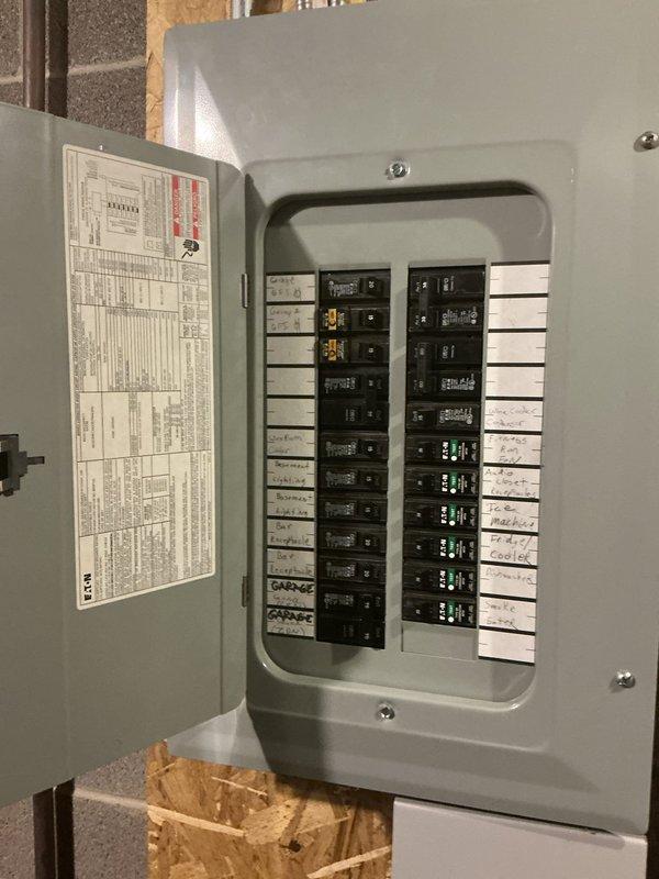 Responded to service call for non-functioning air conditioning system in recently purchased home where existing HVAC configuration was uncertain. Upon inspection, identified an unconventional geothermal or hybrid system setup with multiple control zones and aging ductwork infrastructure. Documented electrical panel configuration and existing HVAC equipment installation, including air handler unit, multi-zone control panels with digital displays, and insulated refrigerant lines. Assessed overall system condition, noting accumulated dust on ductwork and wear on mechanical components. Provided comprehensive estimate for complete HVAC system replacement to address operational issues and clarify system type for new homeowners.