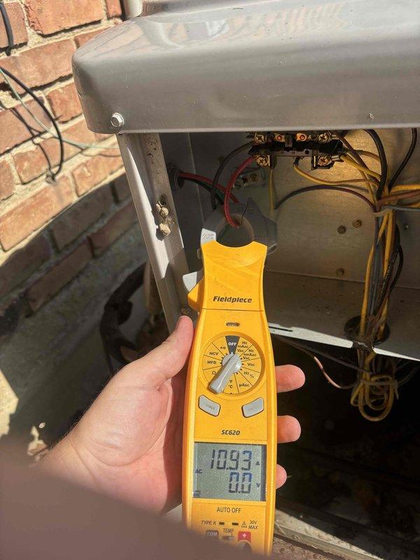 # HVAC Cooling Maintenance Summary

Completed scheduled preventive maintenance service on residential air conditioning system. Performed comprehensive inspection of air handler unit, including detailed examination of blower wheel assembly and electrical components. Blower wheel and housing were found to be in good operating condition with proper blade alignment. Verified electrical connections, tested system amperage draw using calibrated digital meter, and confirmed all contactors and relays functioning within normal parameters. System operating efficiently with no issues identified.

# Detailed Service Description

Performed routine cooling season maintenance on residential HVAC system as part of ongoing preventive maintenance program. Conducted thorough inspection and testing of all major components to ensure optimal system performance and reliability.

**Air Handler Inspection:**
Accessed and inspected the blower wheel assembly, confirming the squirrel cage centrifugal fan was clea