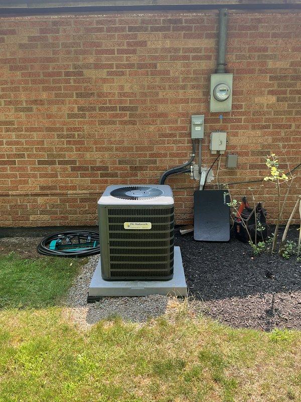 Completed preventive maintenance service on two cooling systems as part of ongoing HVAC maintenance program. Performed comprehensive inspection and maintenance on outdoor condensing unit and indoor air handler/furnace system, including filter check, electrical connections verification, refrigerant line inspection, and condenser coil assessment. Both systems operational and running efficiently upon completion of scheduled maintenance visit.