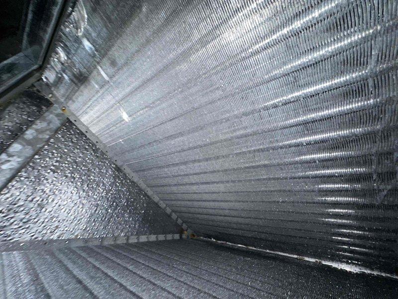 Completed comprehensive cooling system tune-up including inspection of air handler interior, ductwork insulation integrity, and electrical connections. Customer declined optional electrical safety inspection at time of service.