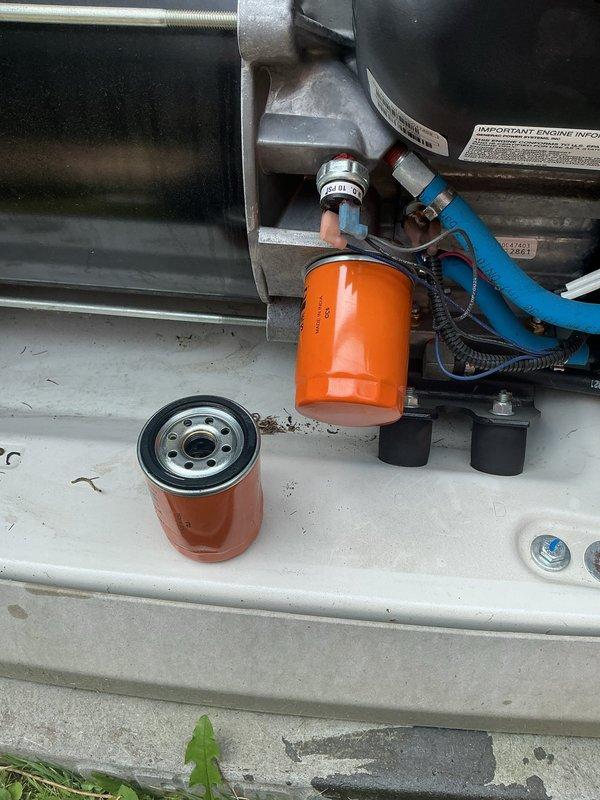 Performed scheduled generator maintenance including oil and filter change. Conducted battery system analysis using diagnostic equipment, which confirmed battery passed load testing with acceptable readings. Replaced oil filter and completed routine service checklist to ensure proper generator operation and reliability.