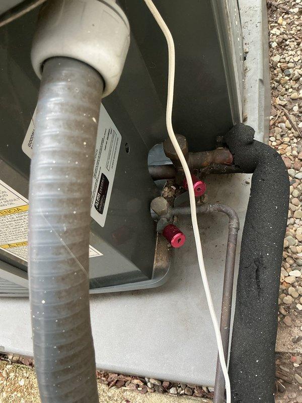 Completed scheduled preventive maintenance on residential cooling system. Performed comprehensive inspection of outdoor condensing unit, checked refrigerant line connections and service valves, and utilized Copeland compressor diagnostic equipment to verify proper compressor operation and electrical parameters. All components found operating within normal specifications with no immediate service needs identified.