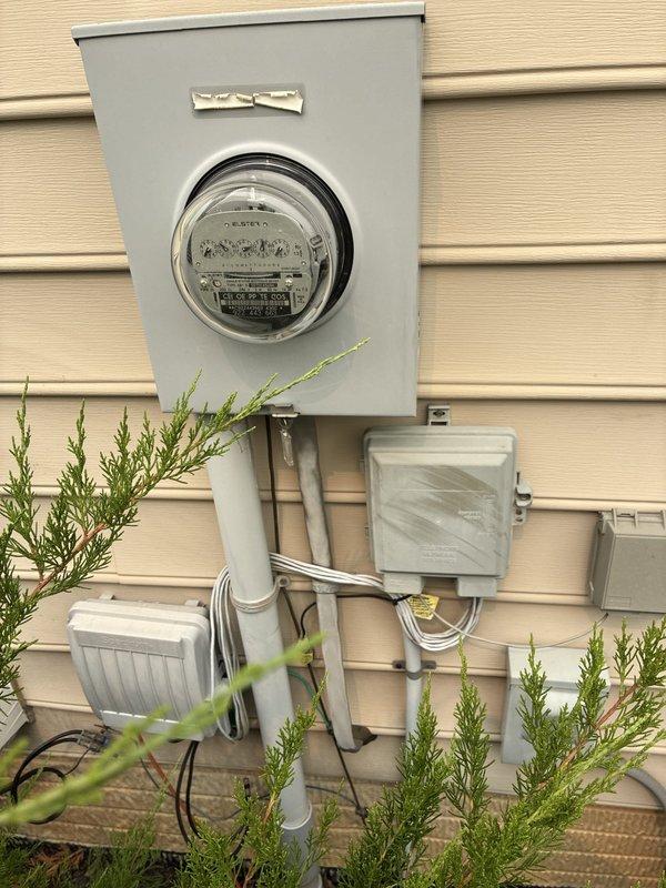 Provided comprehensive full system replacement estimate with multiple equipment options for residential HVAC system. Evaluated existing air handler unit and associated ductwork configuration in mechanical closet, assessed electrical service capacity at exterior meter location, and documented current installation conditions to develop replacement recommendations for complete heating and cooling system upgrade.
