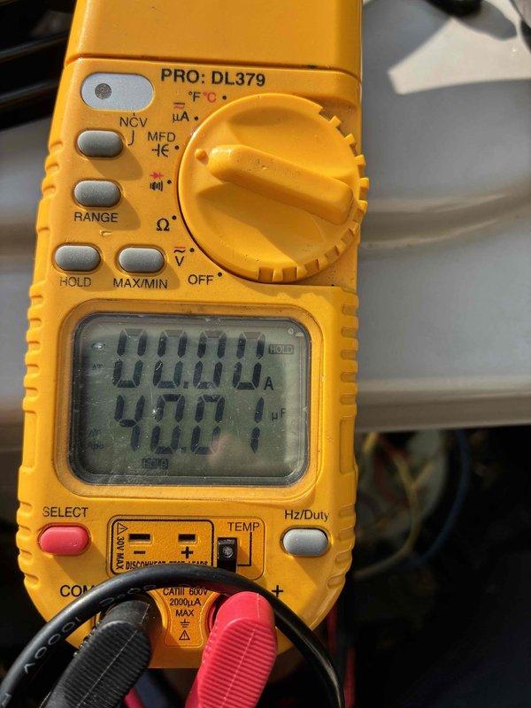 Completed scheduled preventive maintenance on residential Bryant air conditioning system. Performed comprehensive inspection of outdoor condensing unit, verified proper electrical connections and amperage readings using digital multimeter showing 47.07 amps, confirmed adequate refrigerant charge levels, and ensured optimal system operation for continued cooling performance throughout the season.