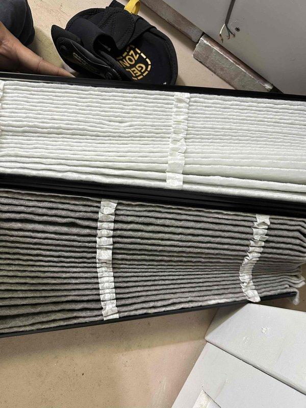 Performed comprehensive AC tune-up on cooling system of unknown age, confirming unit is operating within normal parameters. Measured supply air temperature at 55.4°F at duct register, indicating proper cooling output and refrigerant charge. Replaced dirty air filter with new pleated filter to restore optimal airflow and system efficiency. Verified best contact number for future maintenance scheduling, with next recommended service due in 2026.