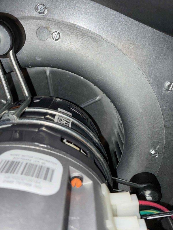 Completed comprehensive first-year preventive maintenance on residential cooling system. Performed thorough inspection of outdoor condensing unit including refrigerant line connections, electrical components, and valve assembly; verified proper operation of blower motor and air handler assembly with all electrical connections secure and functioning within normal parameters. All system components found in good working condition with no deficiencies noted.
