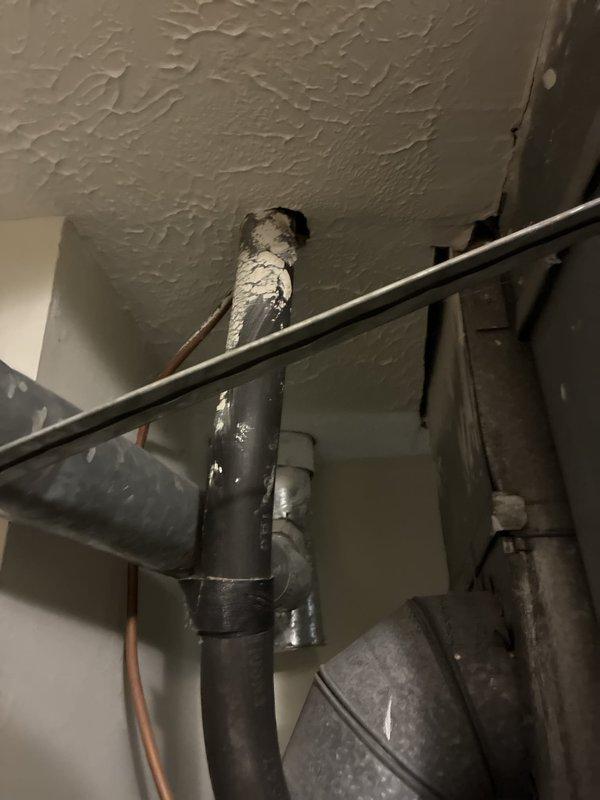 Performed comprehensive assessment of existing HVAC system including furnace, air handler, ductwork, and Aprilaire humidifier equipment. Evaluated current system condition, identified deteriorated pipe insulation and aging mechanical components, and provided customer with full system replacement options versus repair alternatives based on equipment age and performance concerns.