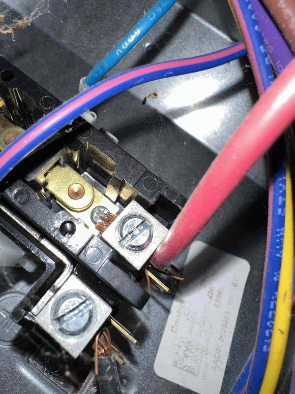 # HVAC Cooling Maintenance Completed

Performed scheduled preventive maintenance on residential air conditioning system. Conducted comprehensive inspection of electrical components, terminal connections, and control wiring. All wire connections at terminal blocks were verified secure with proper torque on mounting screws. Cleaned accumulated dust and debris from electrical panel and terminal assemblies to ensure optimal performance and prevent potential failure points. System tested and confirmed operational within manufacturer specifications.