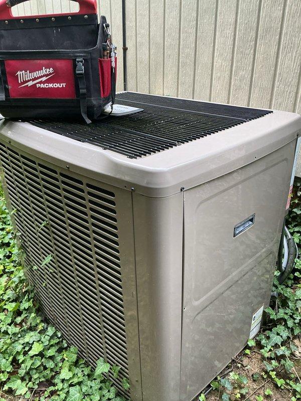 Returned to property to complete evaporator coil replacement on indoor air handler unit. Removed and replaced failed evaporator coil assembly. Verified proper refrigerant line connections to outdoor condensing unit. System tested and confirmed operational upon completion of repair.