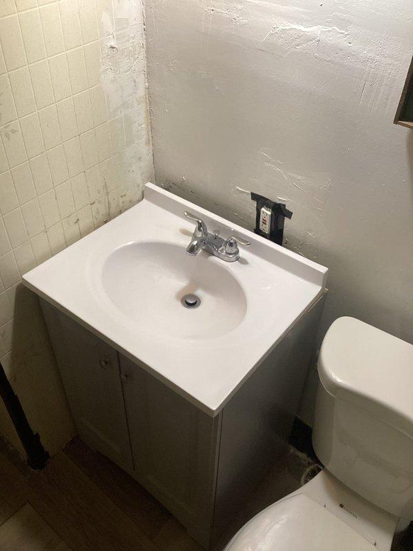 Responded to service call for clogged toilet and sink in residential bathroom. Upon arrival, assessed the bathroom fixtures and determined blockages in both the toilet drain line and vanity sink. Successfully cleared the obstruction in the sink drain using appropriate plumbing tools, restoring proper water flow and drainage. Cleared the toilet blockage, ensuring complete flushing function was restored. Tested both fixtures to verify proper operation and drainage before completing the service.