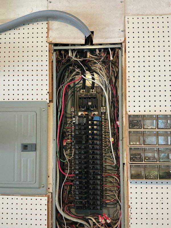 Completed full electrical installation of backup generator system and electric vehicle charging station. Installed new electrical distribution panel with properly configured circuit breakers and color-coded wiring for both systems. Ran and terminated multiple branch circuits including dedicated lines for generator transfer switching and EV charger operation. Mounted Emporia energy monitoring system with integrated control panel featuring status indicators for real-time system monitoring. Installed all required conduit runs and secured electrical connections per NEC standards. Tested all circuits, verified proper breaker operation, and confirmed both the generator and car charger systems are fully operational and ready for use.