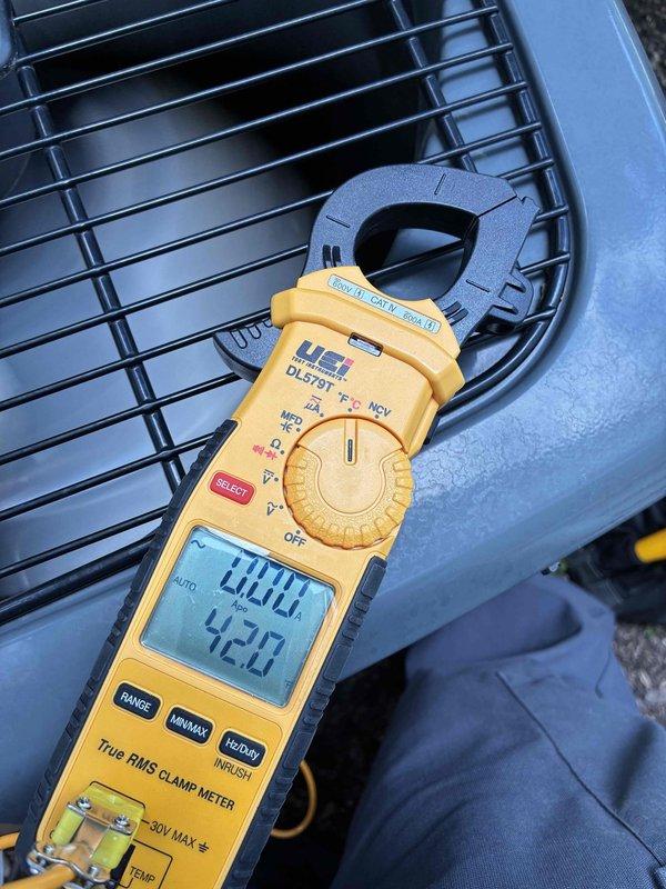 Performed preventative maintenance on two HVAC cooling systems. Conducted electrical diagnostics using clamp meter to verify amperage draws and system performance parameters. Inspected and replaced air filters on both units to ensure proper airflow and system efficiency.