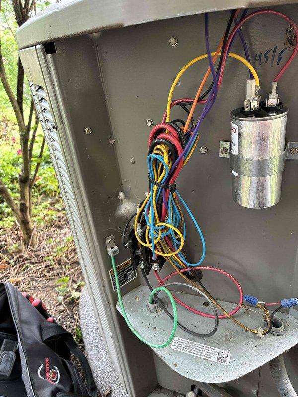 Completed comprehensive cooling system tune-up on residential HVAC unit. Performed electrical diagnostics using digital multimeter to verify proper voltage and amperage readings at the outdoor condensing unit. Inspected capacitor, wiring connections, and all electrical components for proper operation and safety compliance.