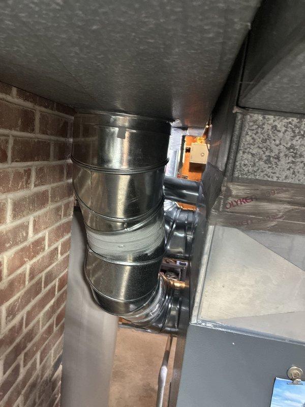 Completed HVAC install warranty service addressing refrigerant line issues. Identified and repaired small leak in lineset, installed missing locking caps on service ports, and corrected improper line configuration where only one line was properly connected instead of the required two lines. Verified system integrity and proper refrigerant line connections upon completion.