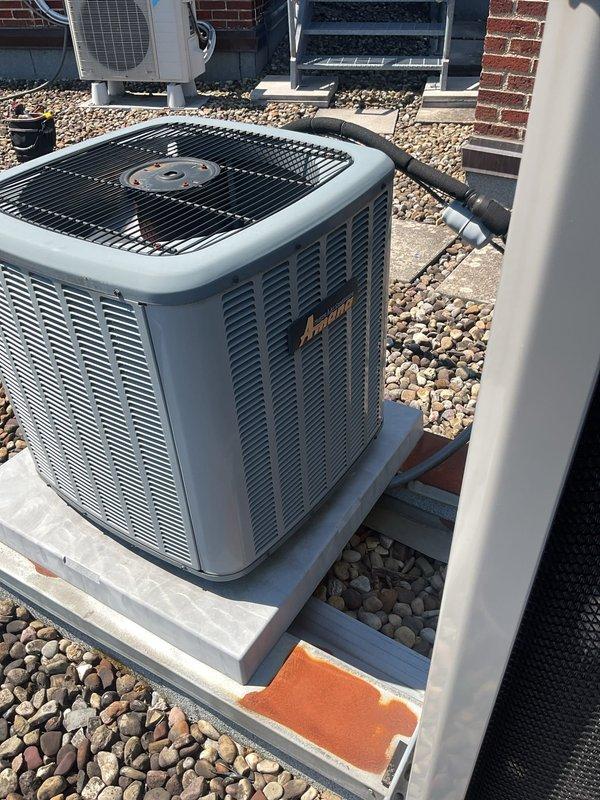 Completed comprehensive cooling tune-up on Ameristar residential air conditioning system. Performed visual inspection of condenser unit, verified proper operation of all components, and inspected heat exchanger coils which were found to be in clean, well-maintained condition with no blockages or deterioration noted.