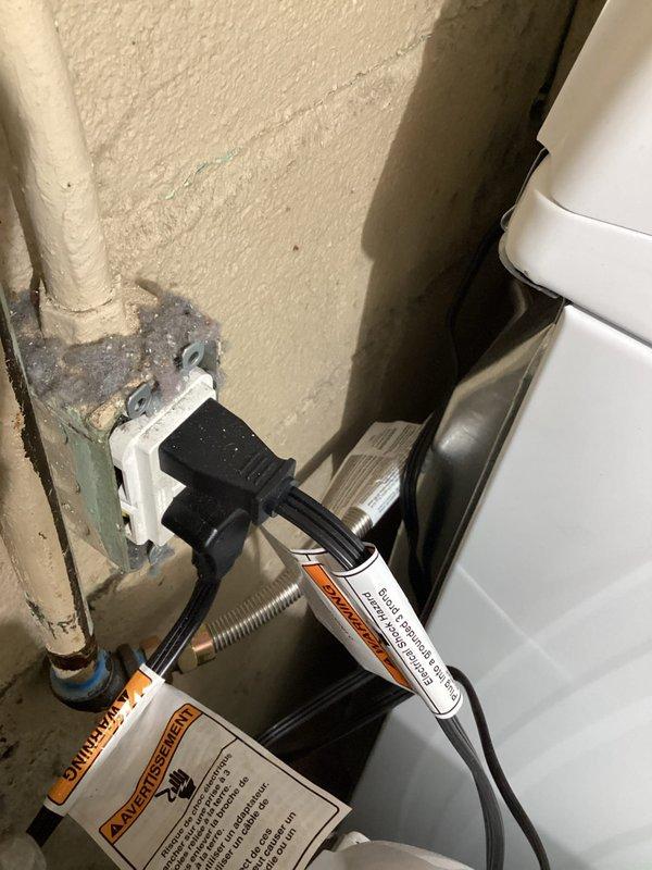 Responded to service call for malfunctioning gas shut-off valve serving dryer appliance in basement. Upon inspection, determined existing gas valve was inoperable and required replacement to allow safe disconnection of dryer unit. Replaced defective gas shut-off valve with new valve assembly, restoring proper gas isolation capability to dryer connection point and enabling customer to proceed with appliance replacement.