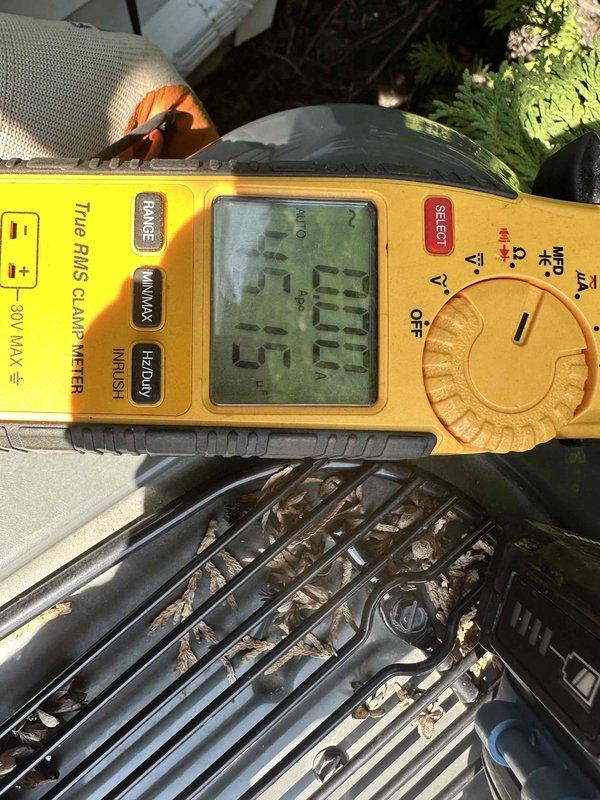 Completed comprehensive cooling maintenance visit on residential HVAC system. Performed thorough inspection of indoor air handler unit located in basement mechanical room and outdoor condensing unit. Verified proper electrical connections, measured system amperage and voltage readings using digital multimeter to confirm equipment operating within manufacturer specifications. Inspected condenser coil condition and airflow, noting minor debris accumulation on outdoor unit fins. All components found to be functioning properly with no immediate repairs required. System operational and performing as designed upon completion of maintenance protocol.