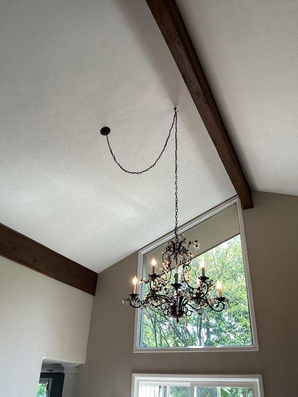 Completed electrical installations across multiple rooms over a two-day period. Installed four light fixtures with switching in the office area. In the bedroom, installed eight light fixtures with two switches to provide proper lighting control. Added one outlet in the bedroom for improved electrical access. In the dining room, installed two electrical outlets to meet the customer's power distribution needs. All work completed to code with proper connections and testing to ensure safe operation of all newly installed fixtures and receptacles.