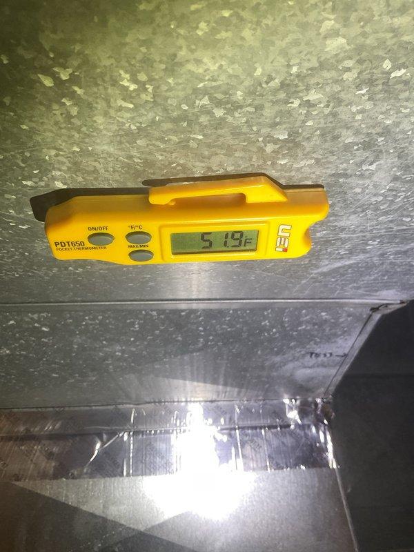 # HVAC Cooling Maintenance Summary

Completed scheduled preventive maintenance on residential cooling system. Performed comprehensive inspection of furnace and air handler unit in basement mechanical room, verified proper operation of all components, and documented supply air temperature reading of 51.9°F at ductwork. Replaced air filter and confirmed system operating within normal parameters.

---

# Detailed Service Description

Performed routine seasonal cooling maintenance on residential HVAC system as part of ongoing preventive maintenance program. Upon arrival, conducted visual inspection of basement-installed furnace and air handler assembly, checking for any signs of wear, damage, or operational concerns.

Inspected furnace unit and associated components including aluminum flexible ductwork, PVC condensate drainage lines, and electrical connections. Verified all manufacturer labels and specification plates were legible and intact. Examined ductwork connections for proper sealin