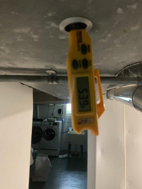 Completed scheduled cooling system maintenance visit. Performed comprehensive inspection of air conditioning unit, including temperature differential measurements at supply registers and thorough examination of evaporator coil assembly. Coil fins found in good condition with minimal debris accumulation. All system components operating within normal parameters.