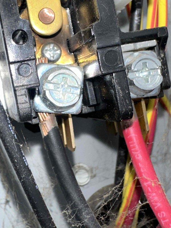 Completed scheduled cooling system preventative maintenance visit on residential air conditioning unit. Performed comprehensive system inspection including electrical measurements using clamp meter, recording amperage draws and voltage readings to verify proper compressor and fan motor operation. Inspected and tested all electrical connections at terminal block, ensuring secure wire terminations and proper contact integrity throughout the system.