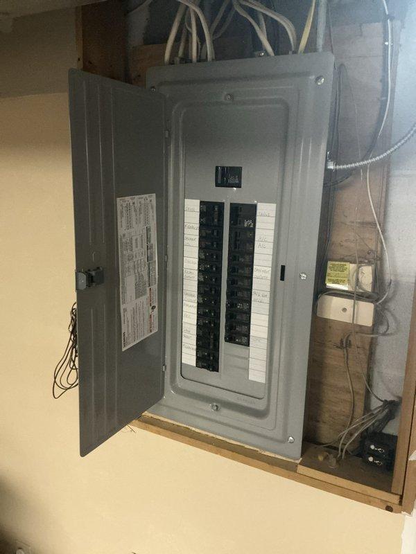 Conducted an HVAC estimate for air conditioning replacement at a residence where the furnace was previously replaced six months ago. Evaluated the existing system, documented the current equipment configuration including air handler with filtration system and electrical service panel, and provided options for AC replacement to facilitate a same-day decision.