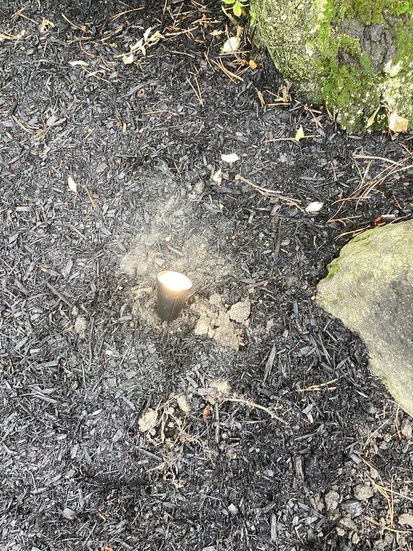 Replaced malfunctioning landscape light fixture and transformer in outdoor lighting system. Troubleshot additional non-functioning light per customer request, traced wiring to power transformer mounted in interior utility space, verified proper connections and power supply to complete repair of landscape lighting circuit.