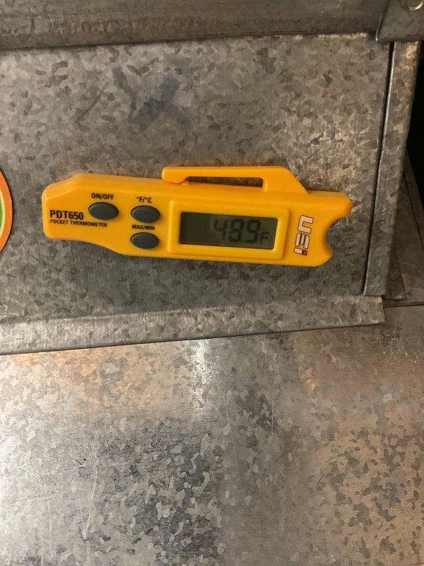 Completed scheduled HVAC cooling maintenance on residential system. Performed comprehensive inspection of furnace and air conditioning equipment, verified proper airflow through ductwork and plenum assembly, and measured supply air temperature at 49.9°F confirming adequate cooling performance. All components operating within normal parameters with no deficiencies noted.
