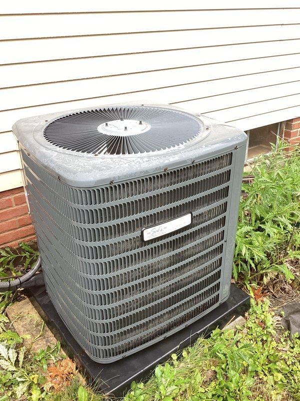 Completed routine cooling maintenance on residential air conditioning system as part of ongoing preventative maintenance program. Performed comprehensive inspection of outdoor condensing unit, tested electrical components including fuses and disconnect, verified proper system operation, and documented equipment condition with photos. Unit found in satisfactory working order with normal wear consistent with outdoor installation.