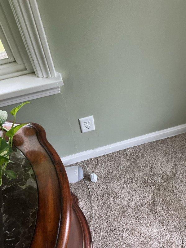 Completed installation of electrical fixtures in residential property. Replaced ceiling-mounted light fixture with dome-style frosted glass fixture in room with textured ceiling. Verified proper electrical connections and tested outlet functionality in adjacent room with window exposure. All work performed to code specifications with fixtures operating correctly upon completion.