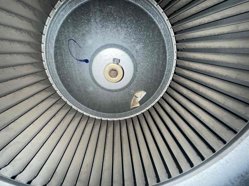 Completed routine cooling maintenance on residential air conditioning system. Inspected condenser unit fan assembly and verified proper operation, checked electrical disconnect switch and fuse indicators showing normal status, and confirmed all components functioning within manufacturer specifications.