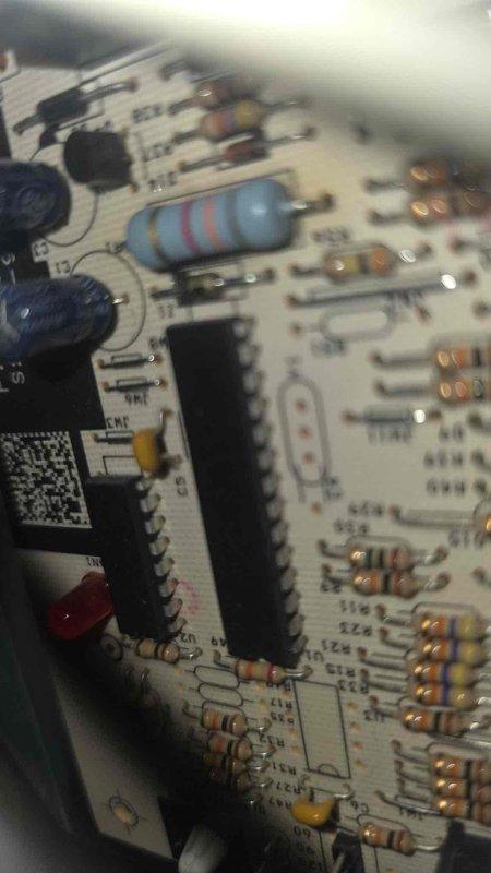 Performed routine maintenance on aging cooling system. Conducted electrical diagnostics using digital multimeter, measuring capacitor performance and verifying proper voltage readings at control board and electrical components. Inspected circuit board and internal wiring connections. System found to be operating properly following maintenance procedures.