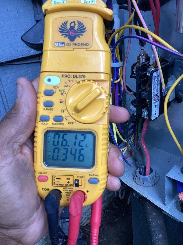 Performed routine preventive maintenance on residential cooling system. Conducted comprehensive electrical diagnostics using digital multimeter to verify proper voltage and amperage readings across contactor, capacitor, and control circuits. All electrical components tested within manufacturer specifications, confirming system operating efficiently with no deficiencies noted.