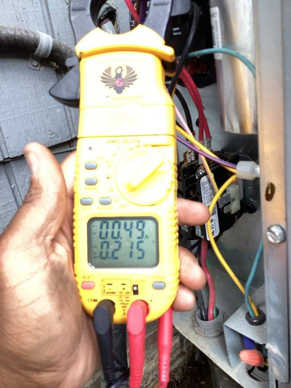 Performed routine preventive maintenance on residential cooling system. Conducted comprehensive electrical diagnostics using digital multimeter to verify proper voltage and amperage readings across contactor, capacitor, and control circuits. All electrical components tested within manufacturer specifications, confirming system operating efficiently with no deficiencies noted.