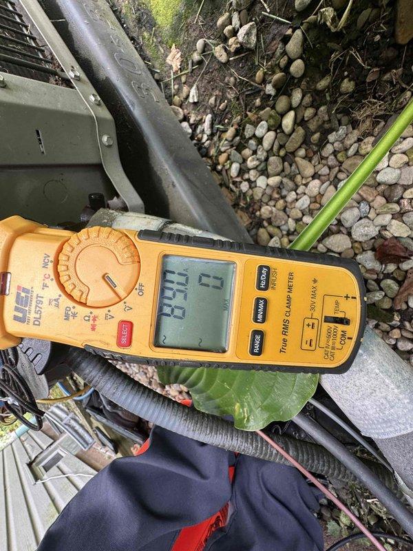 Completed scheduled preventive maintenance on residential air conditioning system. Performed comprehensive cooling system inspection including electrical testing with digital multimeter, capacitor evaluation, and verification of proper component operation. All measurements were within normal operating parameters, and system demonstrated satisfactory performance throughout testing protocol.