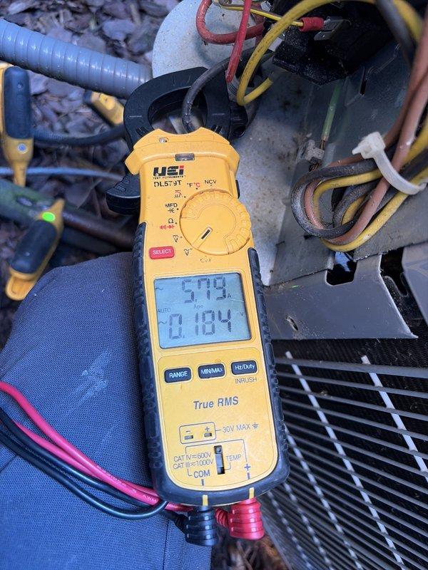 Performed comprehensive preventive maintenance on aging residential cooling system. Conducted electrical diagnostics on outdoor condensing unit using digital clamp meter, measuring amperage draw and verifying proper compressor operation. Inspected indoor Goodman furnace and air handler components, checking all electrical connections, drainage systems, and ductwork integrity to ensure optimal system performance for continued reliable operation.