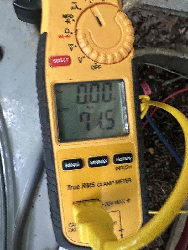 Completed preventative maintenance service on two cooling systems as part of ongoing maintenance program. Performed comprehensive electrical diagnostics using clamp meter to verify proper amperage draws and system performance. Inspected control board components, relays, and wiring connections to ensure all electrical connections were secure and functioning within manufacturer specifications.