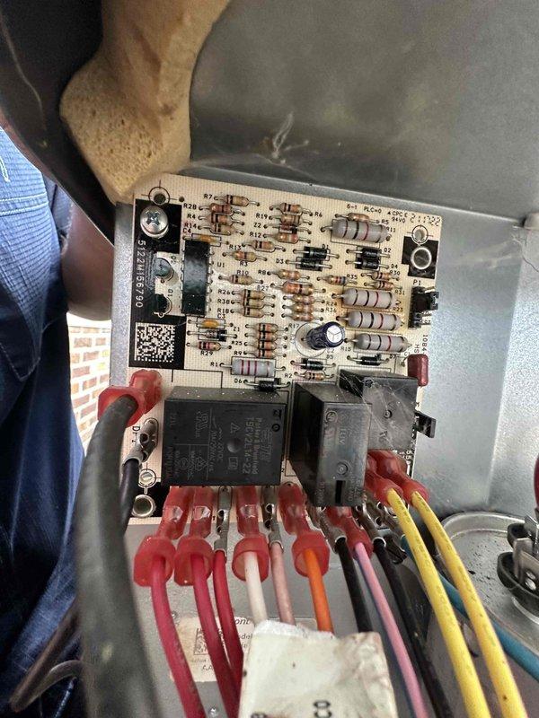 Completed preventative maintenance service on two cooling systems as part of ongoing maintenance program. Performed comprehensive electrical diagnostics using clamp meter to verify proper amperage draws and system performance. Inspected control board components, relays, and wiring connections to ensure all electrical connections were secure and functioning within manufacturer specifications.