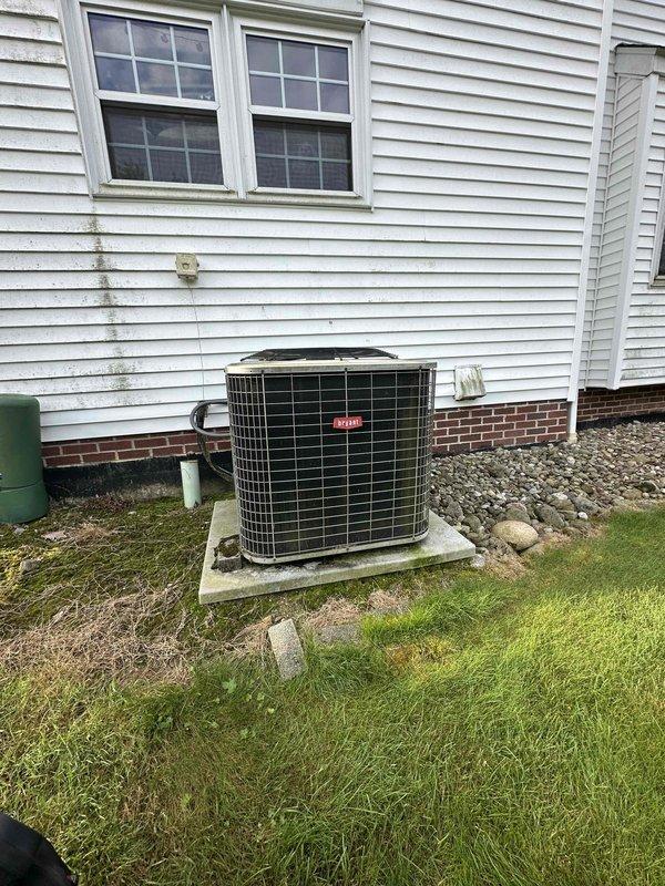 Completed comprehensive cooling system maintenance on residential HVAC unit. Performed detailed inspection of outdoor condenser unit, including cleaning of coils, verification of refrigerant lines, and assessment of electrical connections. Interior furnace components were thoroughly examined, including blower motor assembly, control board functionality, heat exchanger condition, and all safety switches. All system components found operating within normal parameters, and unit returned to full operational status.