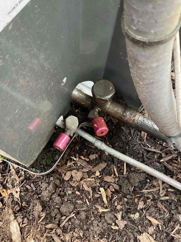 Completed courtesy follow-up visit to address filter delivery as requested from previous service call. Performed electrical diagnostics on outdoor HVAC unit using digital multimeter to verify system operation and measure voltage at electrical panel connections. System tested and operating within normal parameters.