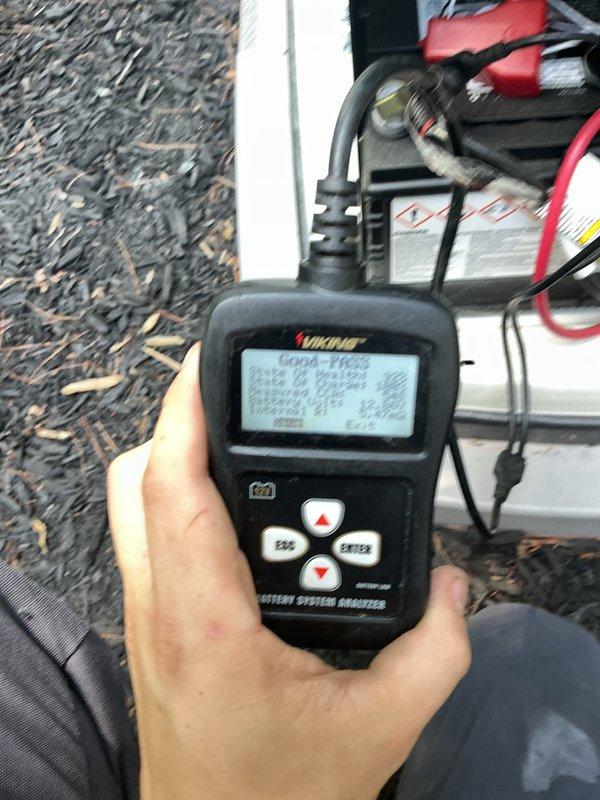 Performed complimentary generator tune-up on newly installed unit. Conducted comprehensive system diagnostics using battery system analyzer to verify proper voltage, charging system performance, and overall electrical health. Inspected all mechanical components, electrical connections, and control panel functionality to ensure optimal operation of the new generator installation.