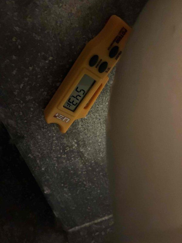 Completed scheduled preventive maintenance on residential cooling system. Performed comprehensive system diagnostics using digital multimeter to verify electrical parameters and operational status of outdoor condensing unit. Measured and recorded supply air temperature at ductwork, confirming proper system performance and adequate cooling output. All components operating within normal specifications.