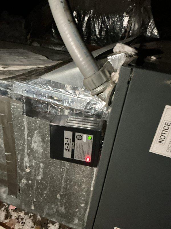 Completed preventive maintenance on two HVAC systems per MVP protocol. Inspected air handler unit in attic space, including ductwork connections, electrical controls, and system operation; noted dust accumulation on unit surfaces typical of attic environment. Serviced second system consisting of furnace and blower assembly in basement location, verifying proper operation of all components, checking PVC venting connections, and confirming system controls functioning correctly. Both systems operational and running within normal parameters upon completion of maintenance procedures.