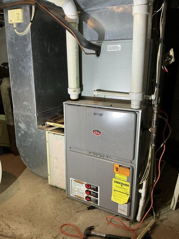 Conducted comprehensive site evaluation for heating system replacement options on 2002-era equipment. Assessed existing boiler system and provided estimates for both boiler replacement and mini split heat pump alternatives. Evaluated electrical service panel for necessary upgrade requirements to accommodate new equipment installation. Confirmed crawlspace accessibility for installation work and documented current system configuration including furnace, ductwork, and venting components.