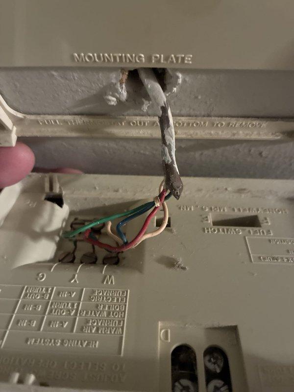 Conducted full system replacement estimate appointment with easy access to existing HVAC equipment. Evaluated current system infrastructure including existing plumbing connections, gas lines, and condensate drainage components. Assessed thermostat wiring harness and mounting plate configuration, noting existing low-voltage wire connections for proper system integration. Documented equipment location, clearances, and accessibility for replacement installation. Photographed existing mechanical connections and control wiring to ensure accurate system specifications for replacement proposal. Presented comprehensive system replacement options to customer based on equipment condition and installation requirements.