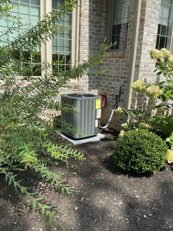 Completed scheduled cooling maintenance on residential HVAC system, including inspection of Lennox furnace unit and outdoor condenser. Verified proper operation of all components, checked refrigerant lines, inspected drainage systems, and confirmed equipment specifications meet manufacturer standards for optimal cooling performance.