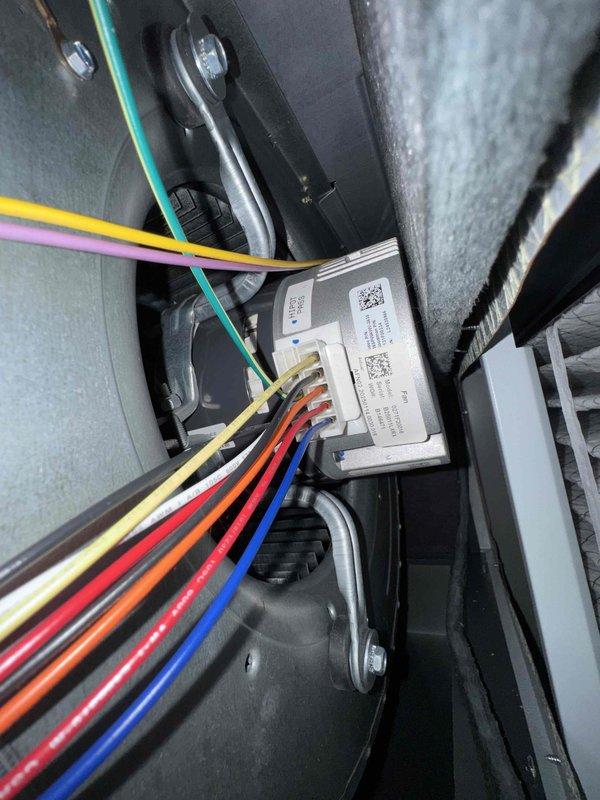 Completed scheduled preventative maintenance on residential cooling system. Performed exterior condenser unit cleaning, removing accumulated dirt, debris, and grime from compressor components and coil surfaces using water spray method. Inspected internal air handler components, verified proper electrical connections and control module operation, and confirmed all system wiring and components are functioning within normal parameters.
