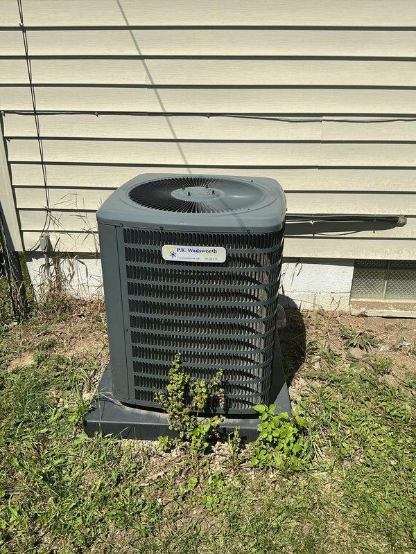 # HVAC Cooling Maintenance Summary

Completed routine preventive maintenance on residential split-system air conditioning unit as part of ongoing service plan. Performed comprehensive inspection of outdoor condensing unit, including visual assessment of condenser coil condition, electrical connections, and refrigerant line integrity. Noted vegetation growth around base of unit that may restrict airflow to condenser coils if left unaddressed. Inspected indoor air handling system and documented air filter condition. Filters showed normal accumulation consistent with standard operation. System operational at time of service with no immediate deficiencies requiring repair. Routine maintenance protocols completed per manufacturer specifications.